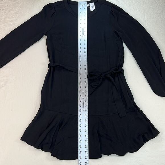 GAP Women's Dress XS Black Academia Preppy Whimsigoth Boho Lightweight - Picture 5 of 13